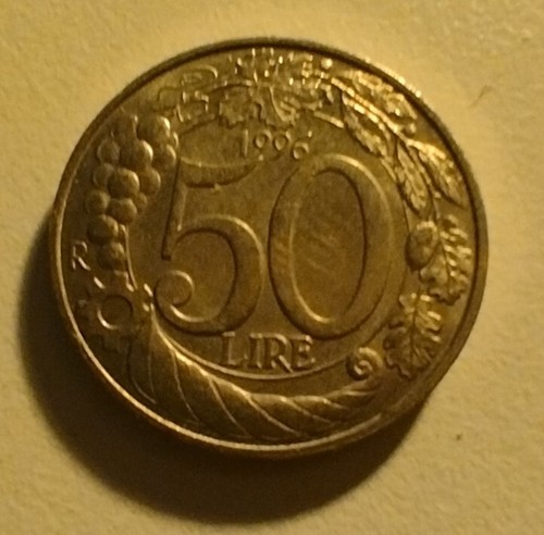 Moneta lire 1996 - 50,