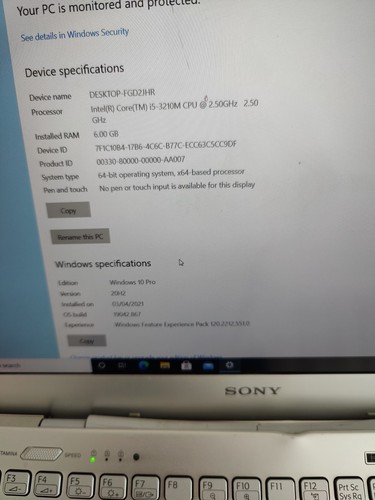 Sony vaio svs15 portatile - vaio, 15"