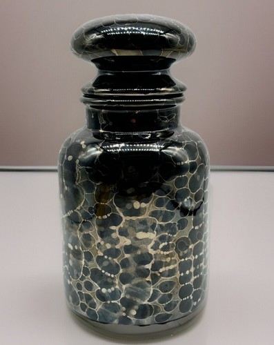 Barattolo ceramica nero - barattolo,