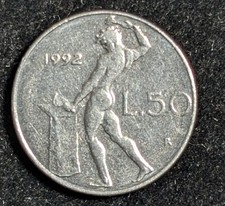 1992 R Italy 50 Lire
