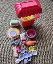 Accessori Barbie,piatti tazze