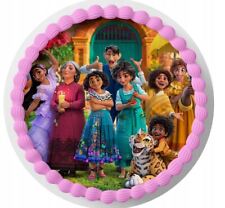 Encanto commestibile Isabela favola ragazza amico topper torta torta + TESTO