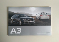Depliant brochure Audi A3 e A3 Sportback - 2009