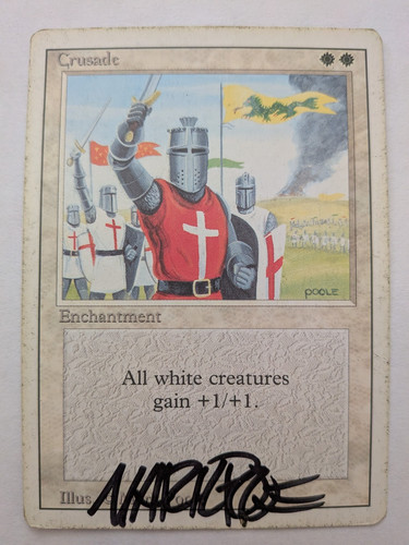 Crociata firmata mtg - mtg, magic