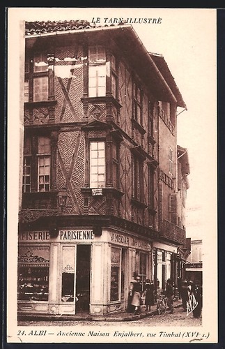 Cpa albi ancienne maison - cpa, albi,