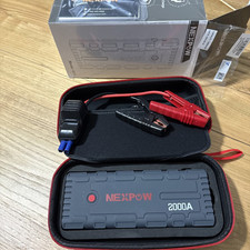 Avviatore Batteria Auto, 2000A Portatile Avviatore di Emergenza Booster