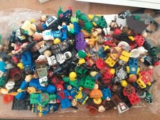 Lotto Minifigures Megablocks/Non Lego 50x + Accessori Miste Ottime Condizioni