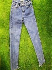 LEVI'S  721 JEANS DONNA RAGAZZA TAGLIA 23 ANNI COLORE BLU 