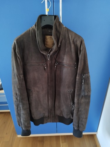 Bomber vera pelle uomo - bomber,