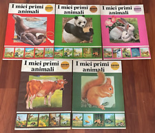 I MIEI PRIMI ANIMALI-5 LIBRICINI ILLUSTRATI PER BAMBINI-EDITRICE PICCOLI 1978-