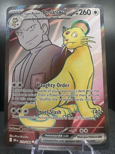 Team rocket persian ex - rocket's,