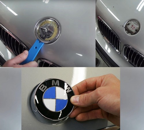 Bmw 82mm emblème insigne - ,