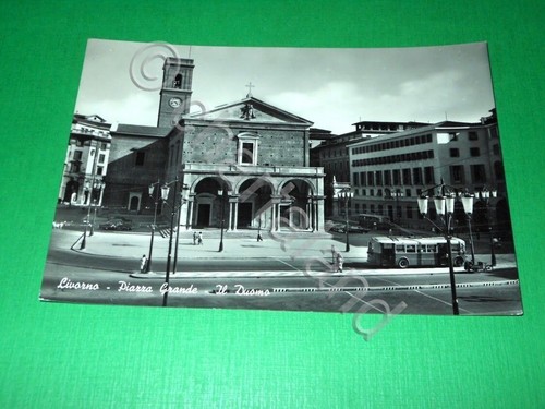 Cartolina livorno piazza - cartolina,