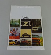 Brochure Zastava 750 / 1100 /