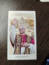 Papa Leone XIV, Holy Card, C