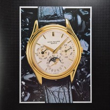 1987 Patek Philippe Calendario Perpetuo - Stampa da Magazine Originale Vintage