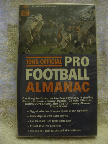 1965 official pro football - pro,