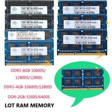 LOTTO Nanya 8GB 4GB 2GB DDR3/DDR2 12800L 12800S/10600S 6400S 5300S Memoria RAM Test