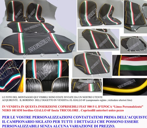 Coprisedili fiat 500f - coprisedili,