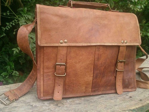 Borsa pelle autentica vintage
