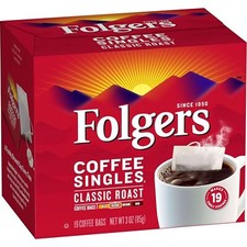 Folgers Caffè Singolo Classico Sacchetti Caffè Tostato - Numero 19