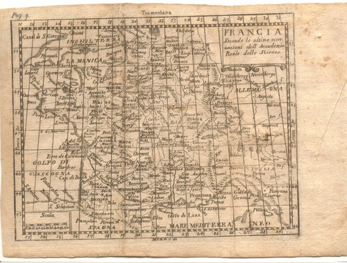 Francia carta geografica - francia,