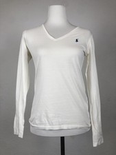 RALPH LAUREN DONNA MAGLIA COTONE TG M WOMAN COTTON T-SHIRT CASUAL MANICA LUNGA
