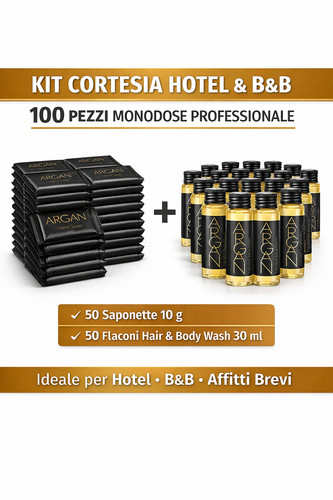 Kit linea cortesia - hotel, b&b