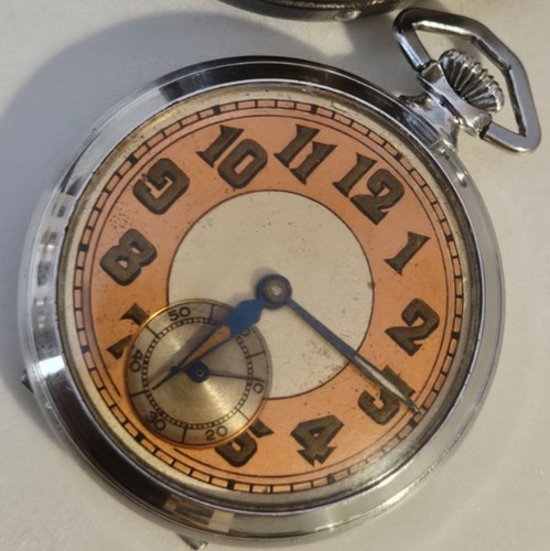 Raro orologio tasca - orologio, d.r.patent
