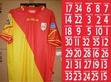 SHIRT G/ROSSA MAGLIA MESSINA 16-17 GIVOVA TAGLIA L + TOPPA LEGA PRO + UNICEF