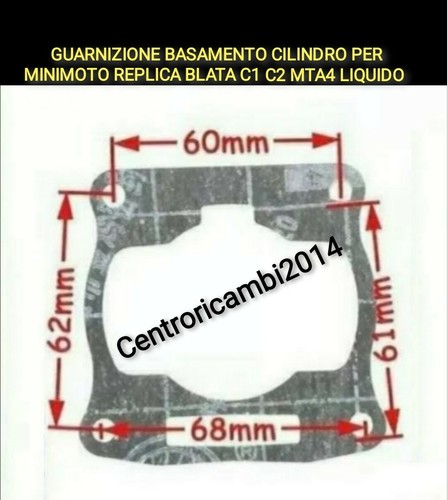 Guarnizione cilindro per - guarnizione,