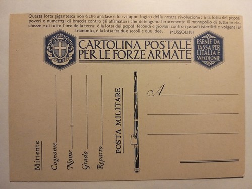 Cartolina postale per forze - le,