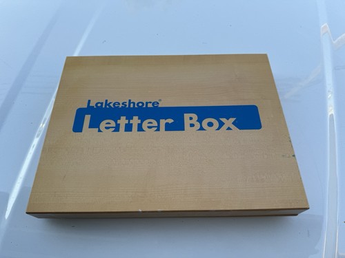 Lakeshore letter box wooden - box,