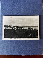CARTOLINA ANZIO - PANORAMA RIVIERA LEVANTE -VILLA BORGHESE -NETTUNO- VIAGG. 1916