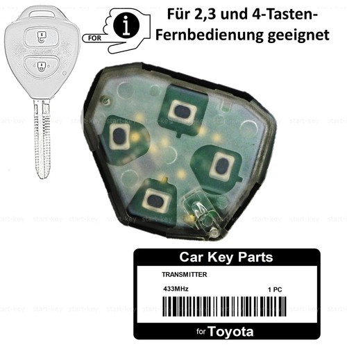 Chiave radio per toyota - chiave,