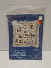 Kit punto croce CUSCINO GATTO