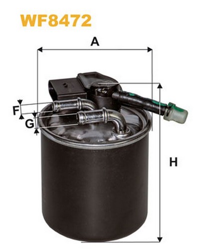 Wf8472 filtro carburante - wf8472,