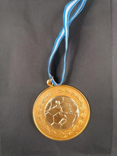 Medaglia metallo calcio - in,