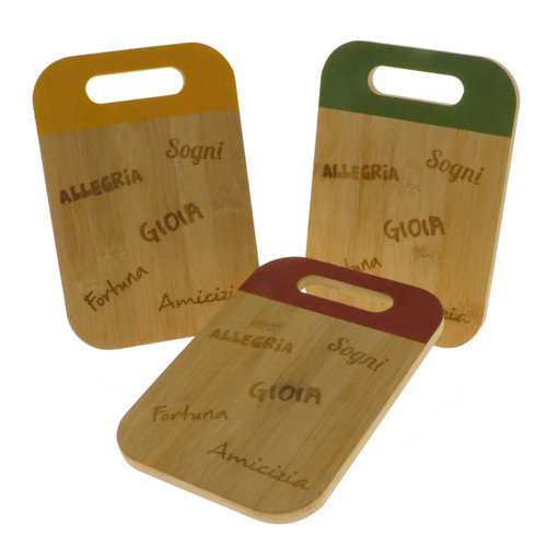 Tagliere legno color - 1,