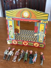 Teatrino con marionette-Italy’30d-Bellissimi colori -decori-Futurismo