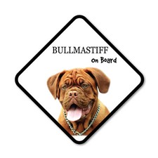 Bullmastiff On Board Vinyl Car