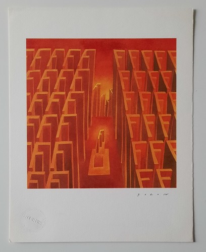 Folon lito bolaffi 1972 - bolaffi,