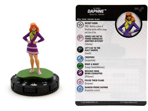 Heroclix 010 daphne - heroclix,