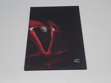 ALFA ROMEO 4 C DEPLIANT