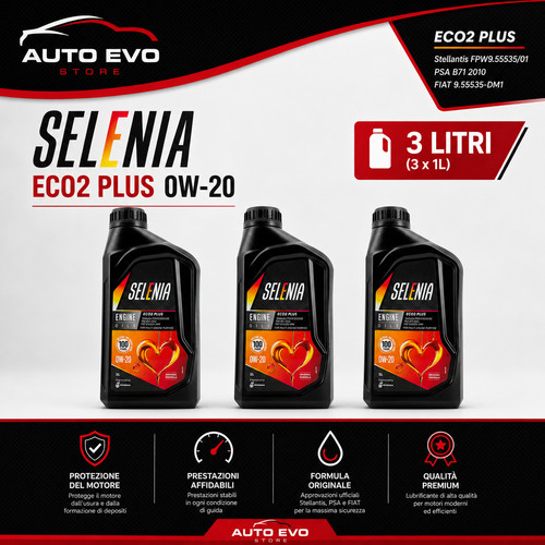Olio motore selenia - 3, lt