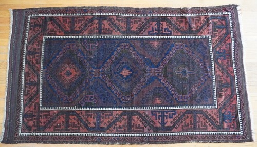 Antico tappeto tribale baluchh - antico,
