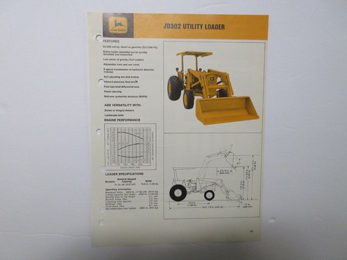 John deere 302 - tractor, loader