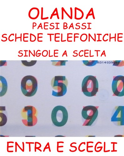 Schede telefoniche olanda - telefoniche,