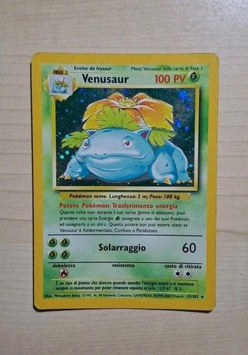 Pokémon venusaur set base - venusaur, 1°