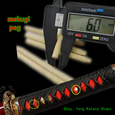 Bamboo Mekugi Peg Katana Tsuka